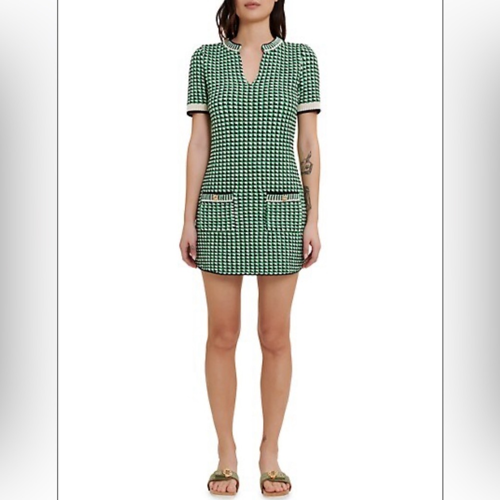 Roxanne Tricolor Knit Dress